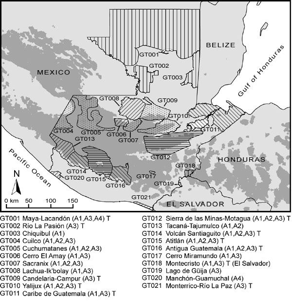 Áreas Importantes para la Conservación de Aves en Guatemala